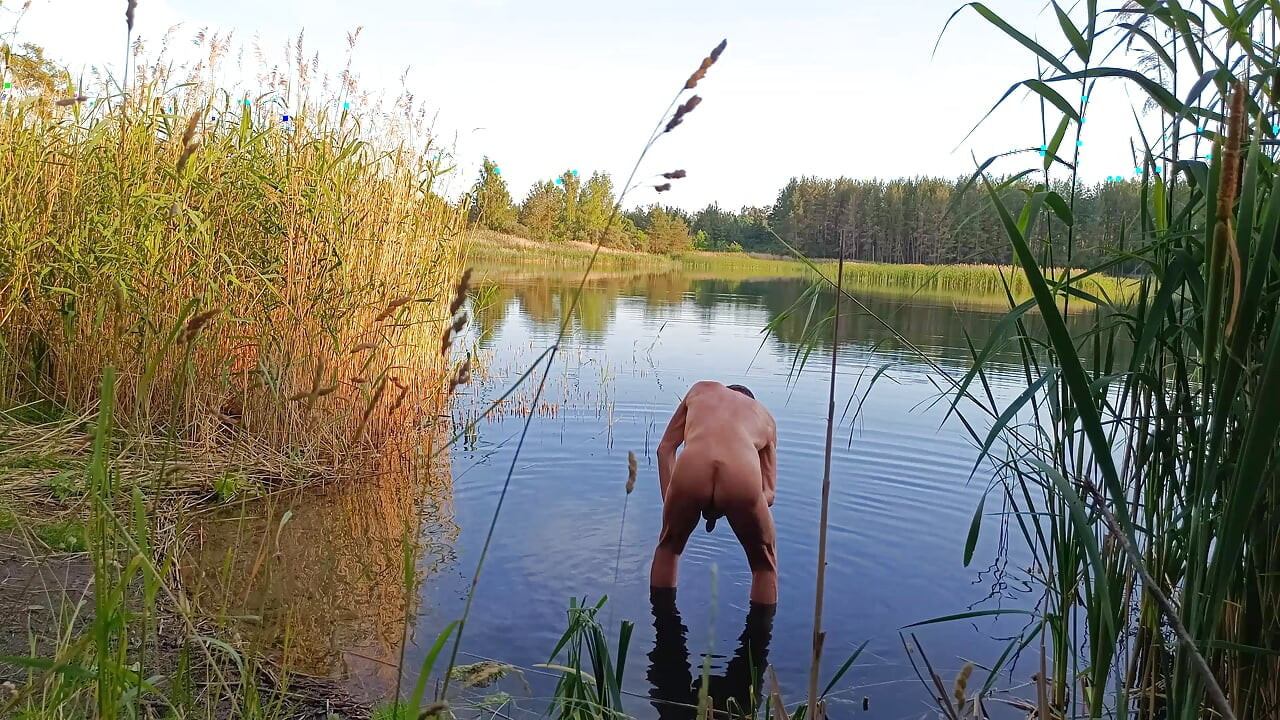 Evening by the lake. Unfortunately, I'm alone here ...