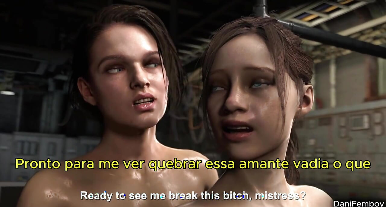 Resident Evil 2 dev yaraklı büyük memeli transeksüel kızla sikişiyor