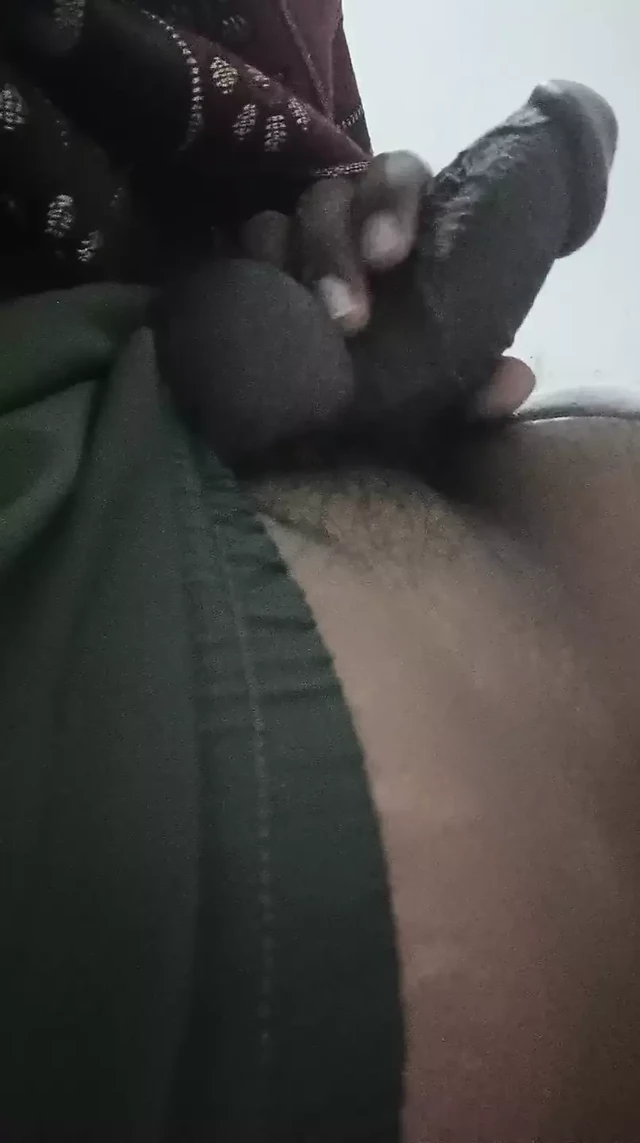 Big black cock man night handjob video