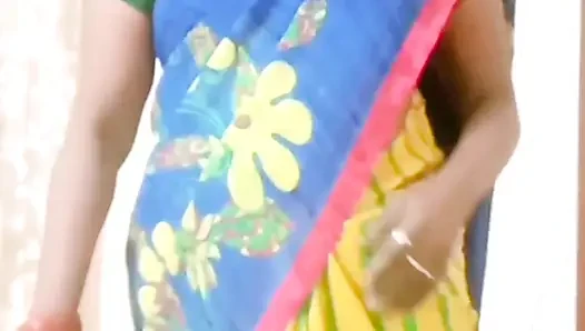 Desi Indian Tamil BBW Wife Nude Tease Big Boobs Ass Hairy Pussy Saree Wearing! Renuraj