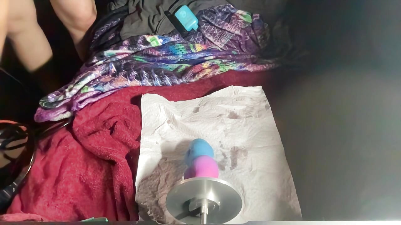 chastity fun with fuck machine