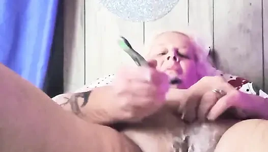 Shaving Her Hairy Pussy Got Her Cumming Horny Crazy