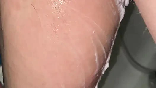 Hairy Legs Shaving Close up