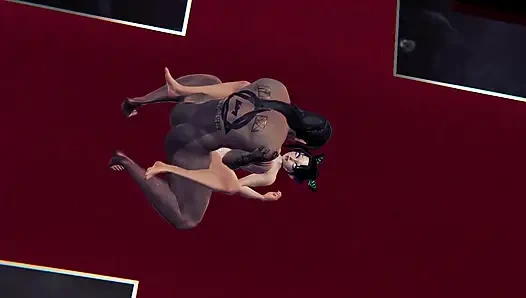 Shinobu-sex mit riesigem mann - hentai-animation 3d