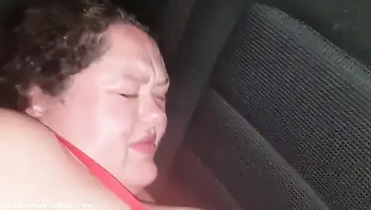 Britische bBW anal hart und tief zurück in meinem auto gefickt