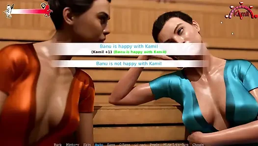Life in the middle east #13 - Hicran and Banu had a moment, Turan played with Banu's pussy, Murat fucked Banu