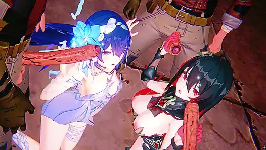 Honkai Impact - Seele Vollerei BBC Rough Sex - 3D Hentai Animations