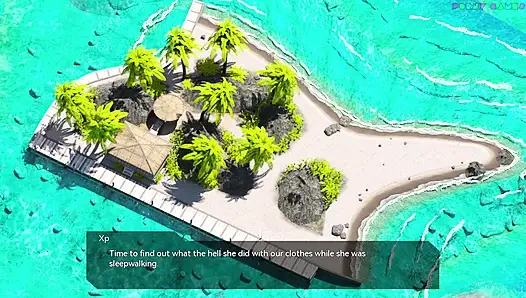 Tk8000 tarafından balayı adası - azgın üvey kız kardeşinle tropikal alanda yalnız 1