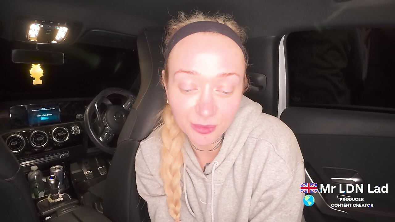 Dirty British Slut Sophia May Loves Mr LDN Lads CHAV 9inch Cock in Car POV