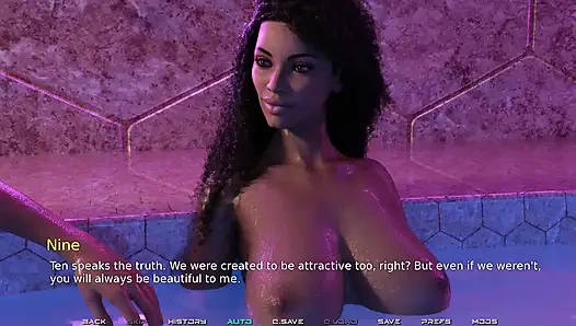 Ikuti pemimpin #2 gadis-gadis saling menyentuh