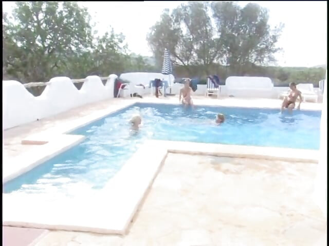 Hot MILFs in swimming pool
