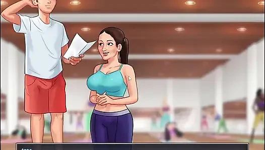 I knead my MILF Stepmom's ass in Yoga in Summertime Saga