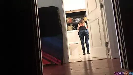 MILF lets teen voyeur fuck her pussy (clip)