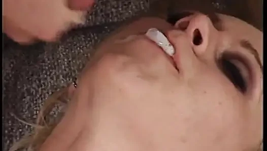 Horny blonde sits on dude's face with her wet cunt then he gets to fuck her on all fours