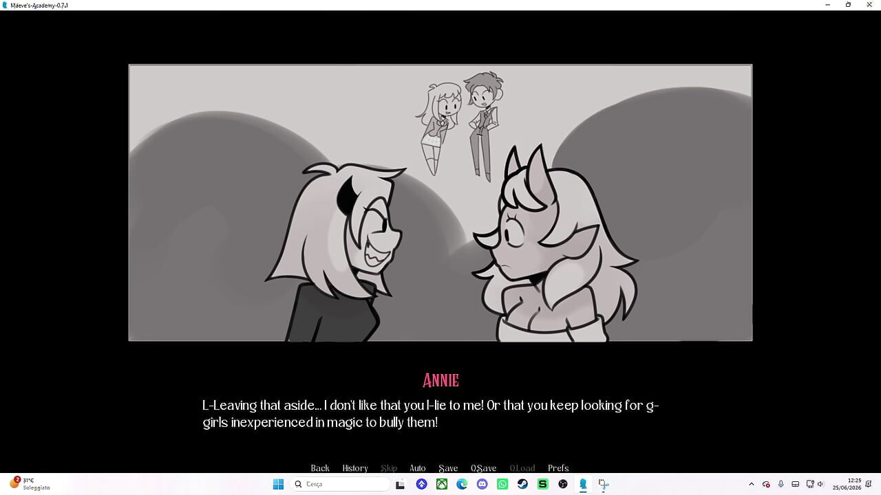 El juego de la academia de Maeve parte 1