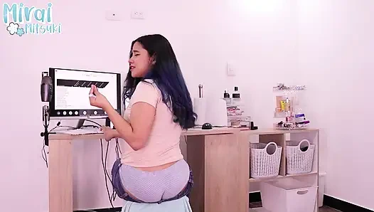 Peinlicher unterricht mit meinem buttcrack in sicht