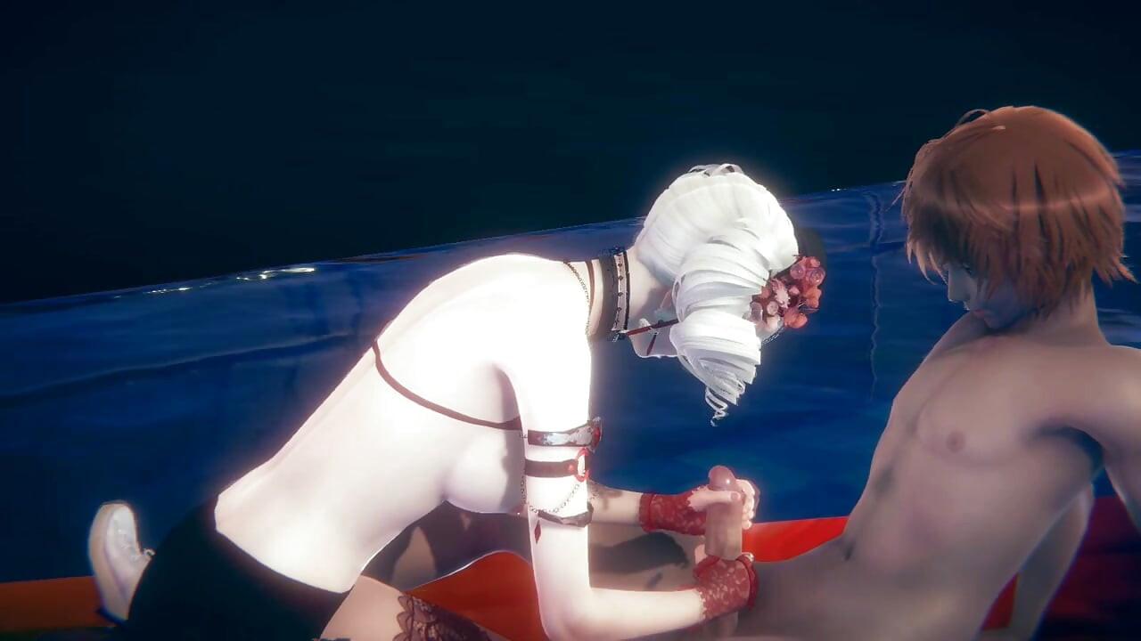 Hentai Sexy Girl Handjob and fucked at pool