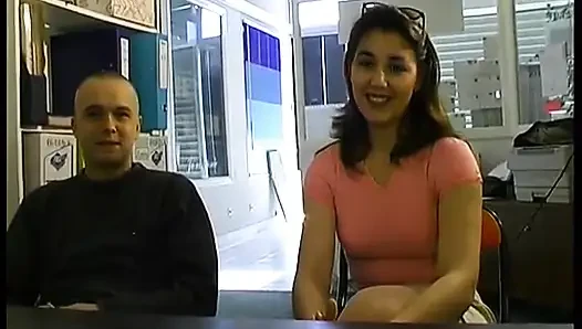 Teddy ve Stephanie ateşli bir oyuncu seçmelerinde.