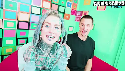 Punk porno yıldızı büyük zenci yarağını test ediyor - gırtlak, atm, döl yüze boşalma