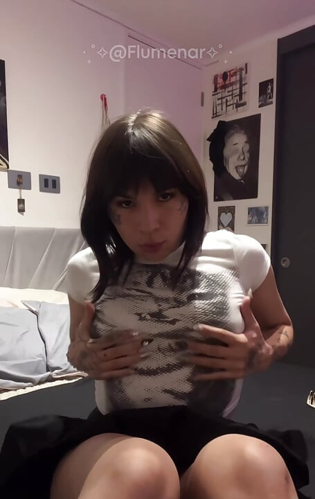 Young Trans Solo in Room