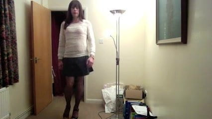 Sissy in White Jumper