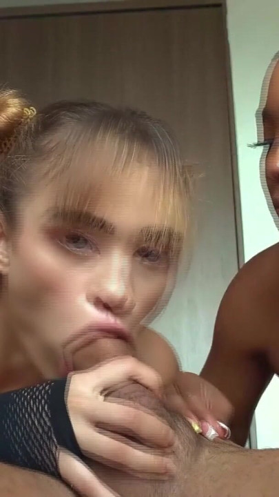 These LATINA TEENS told their parents they were at BIBLE STUDY... whole time they were SUCKING DICK | Clip 1