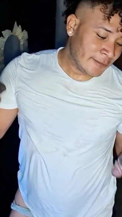 Sucking several brunette cocks | Clip 1