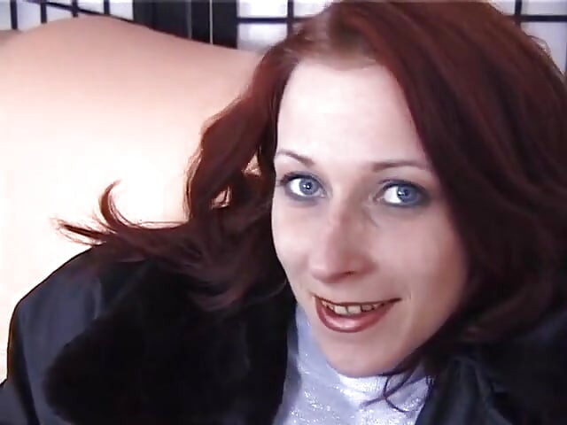 Redhead chick gets doggystyled at the casting in POV