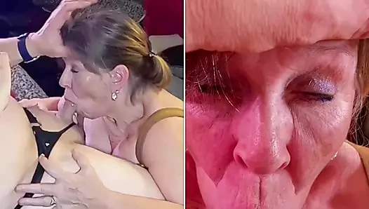 Granny Bambi: Deep Throating, Cocksucking GILF