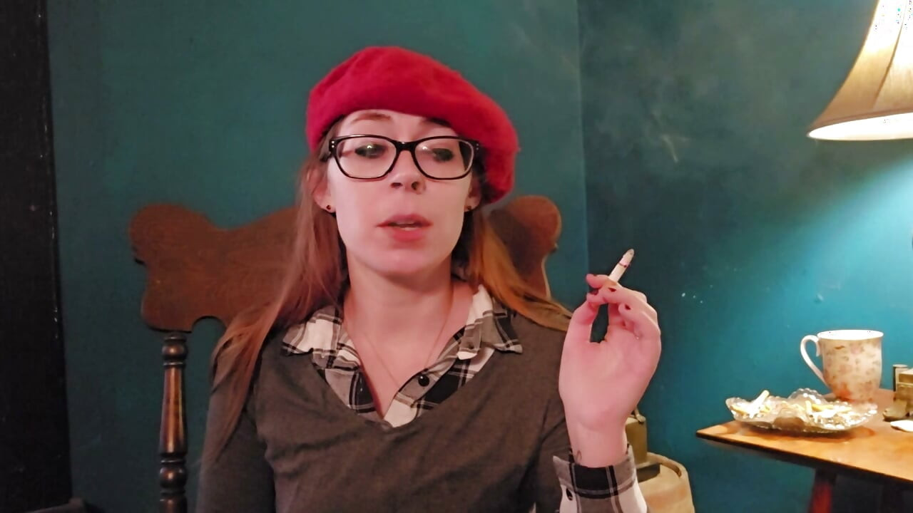 Ms.Thrope Smokes and Rants about her love of smoking fetish
