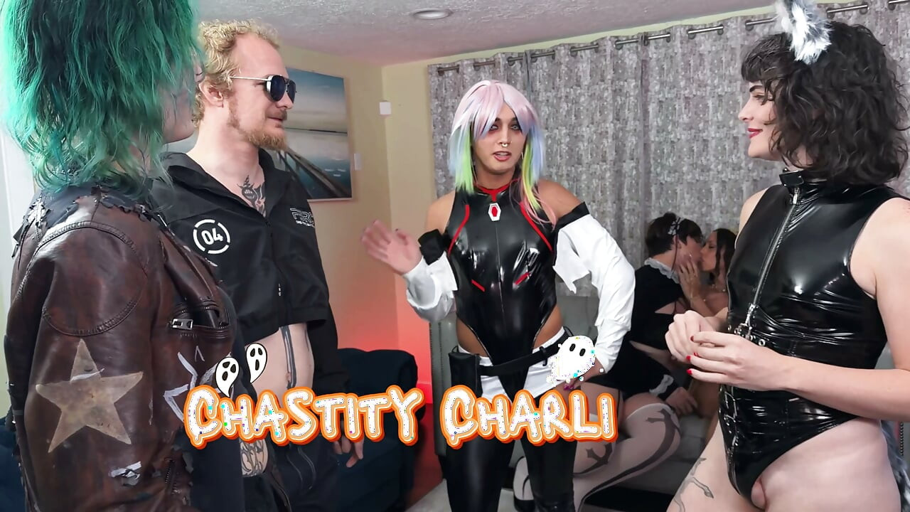 Halloween Trans Bi Femboy Orgy