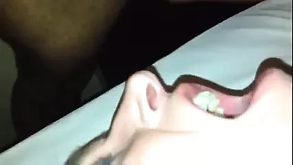 Wife swallows black mans load