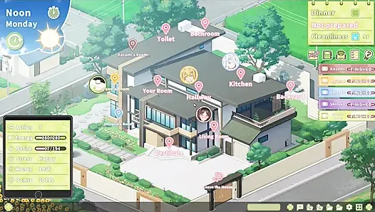 Game hentai - adegan ayano cowgirl - animasi game hentai