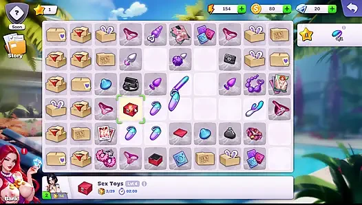 Si seksi villa terangsang menunggangi kontol besar di game terbaik