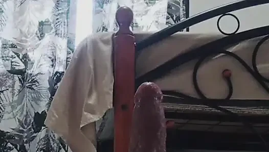 Tante seksi filipina ini bikin dildonya becek dan becek