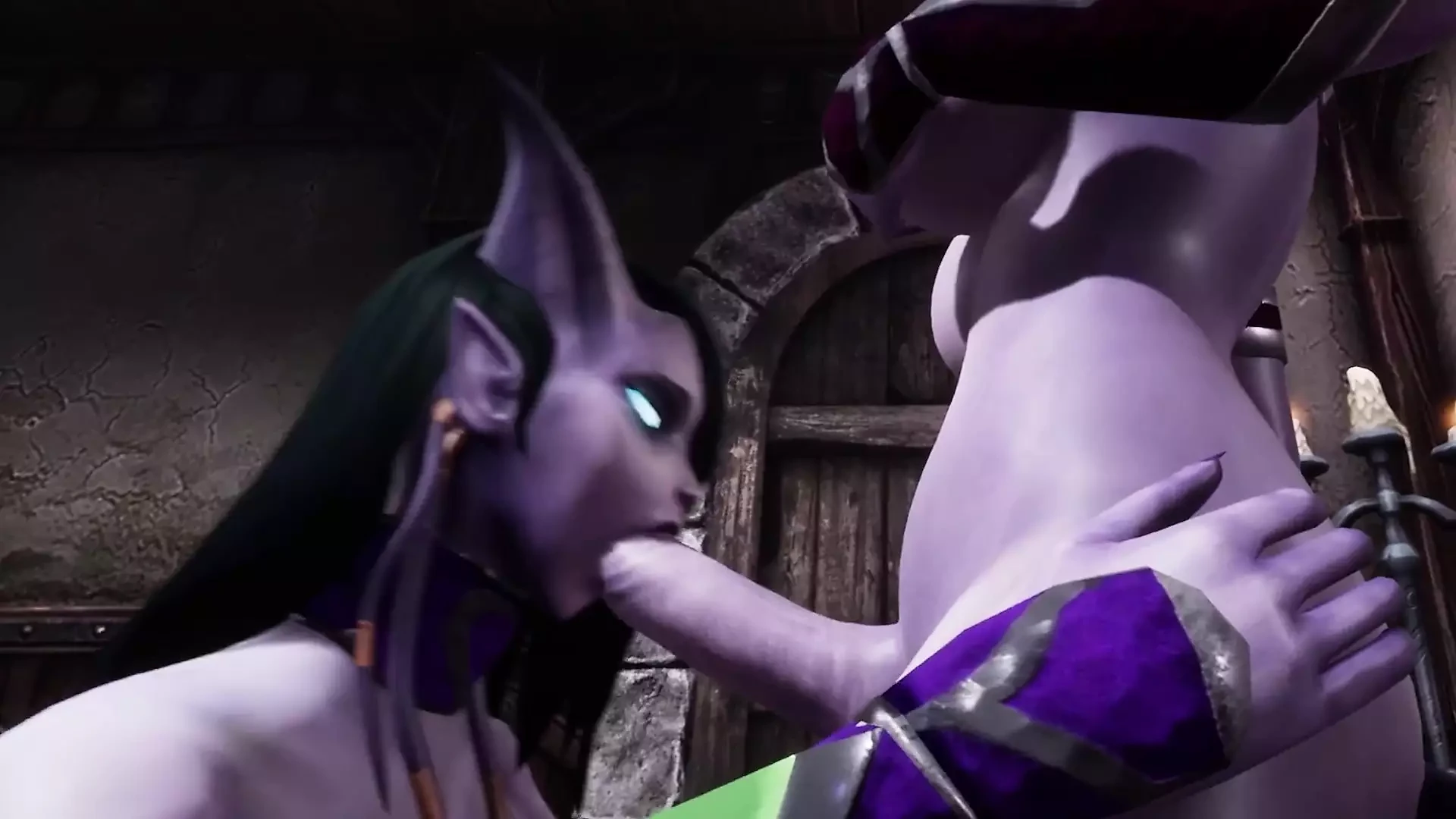 자지로 따먹히는 Draenei Futa Dickgirl - Warcraft 포르노 패러디