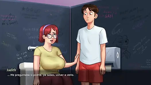 Sex in college with my best friend, and with the teacher - summertime saga