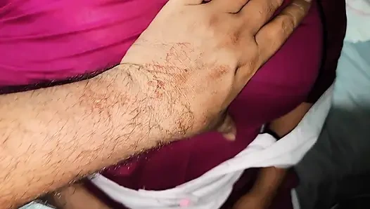 stepCousin caught watching a movie with her boyfriend and fucked part 01