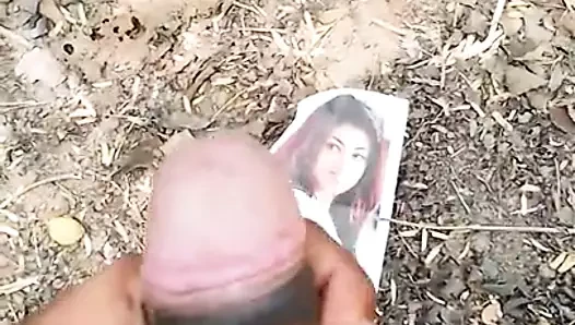 Cum on kajal lanja