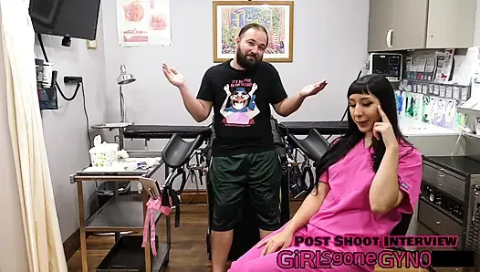 Selena Sativa's 1st Gyno Exam