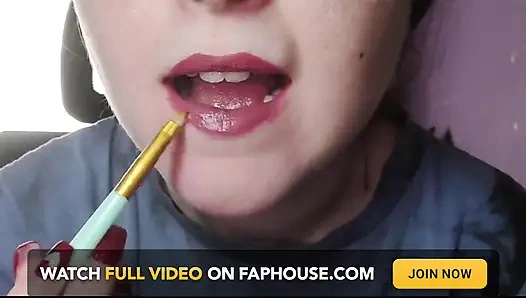 Lips and Lipstick Fetish