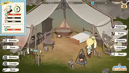Melarikan diri, peri ninjaku! Gameplay 3d bagian 2 - latihan dan eksplorasi lizet dimulai