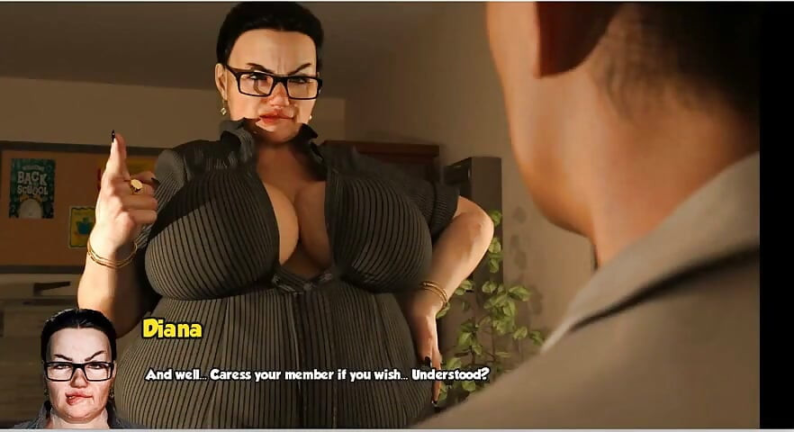 Gebied 69 - gameplay - rollenspel - Diana-verhaal - bbw-directeur houdt ervan om haar student te neuken