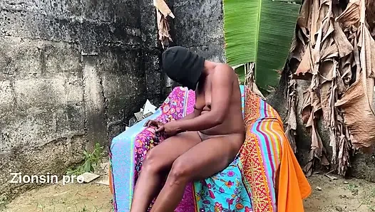 African Outdoor Hot Fuck in Hot Weather