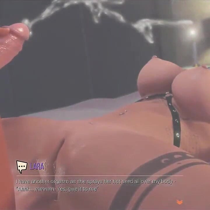 Lara and the Mirror of Shamhain a Special Halloween Parody Hentai Game Ep.3 Anal Rough Futanari Fuck on the Bed!