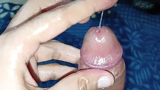 Indian desi boy oily masturbation