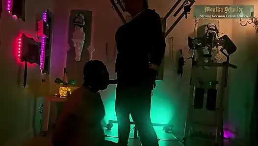 Monika Schmidt Blowjob Training Cuckolding Strapon Bitch Spitting Verbal Humiliation