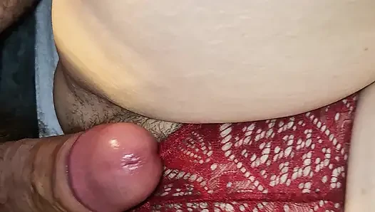 Deutsches Amateur Pärchen privat. Erst Doggy dann big Cumshot aufs Höschen |German Amateur Cumshott on Panty