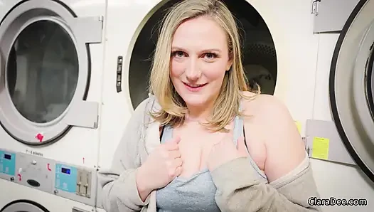 Creampie laundromat berisiko - clara dee titjob dan cowgirl pov