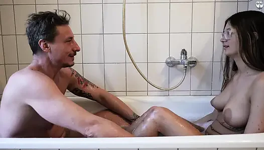 First Interview - with Nika Cyberslut Naked in the Bathtub